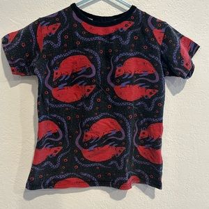 NOOWORKS 5T rat and snake t-shirt